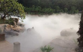 梅州神光山湿地公园人造
