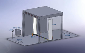 养殖场入口车辆通道消毒系统