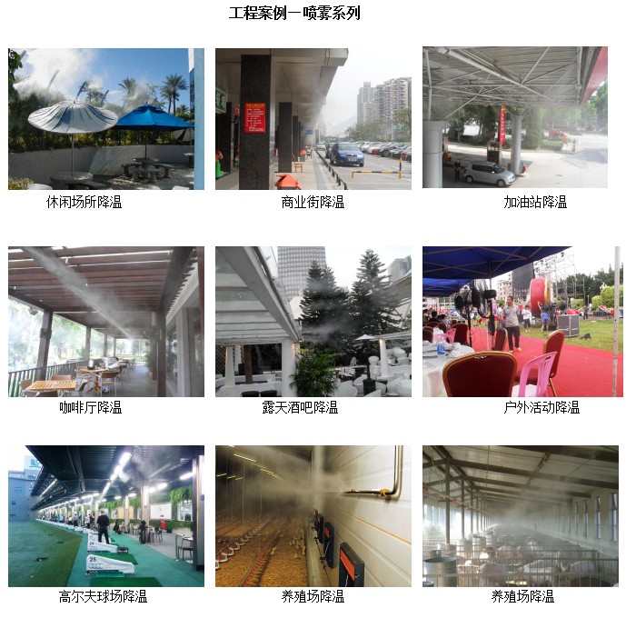 喷雾降温案例