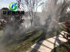 广清中大时尚科技城雾森景观造雾系统