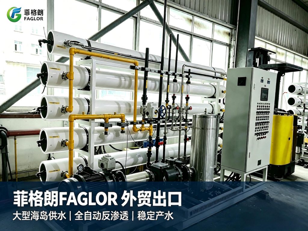 菲格朗 FAGLOR 60 吨 / 天海水淡化设备成功发往印尼客户插图